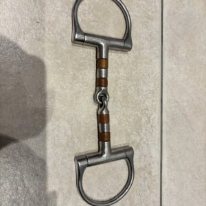 Enkelgebroken D-trens Koper rollers