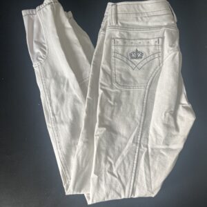 Witte wedstrijdbroek kinderen