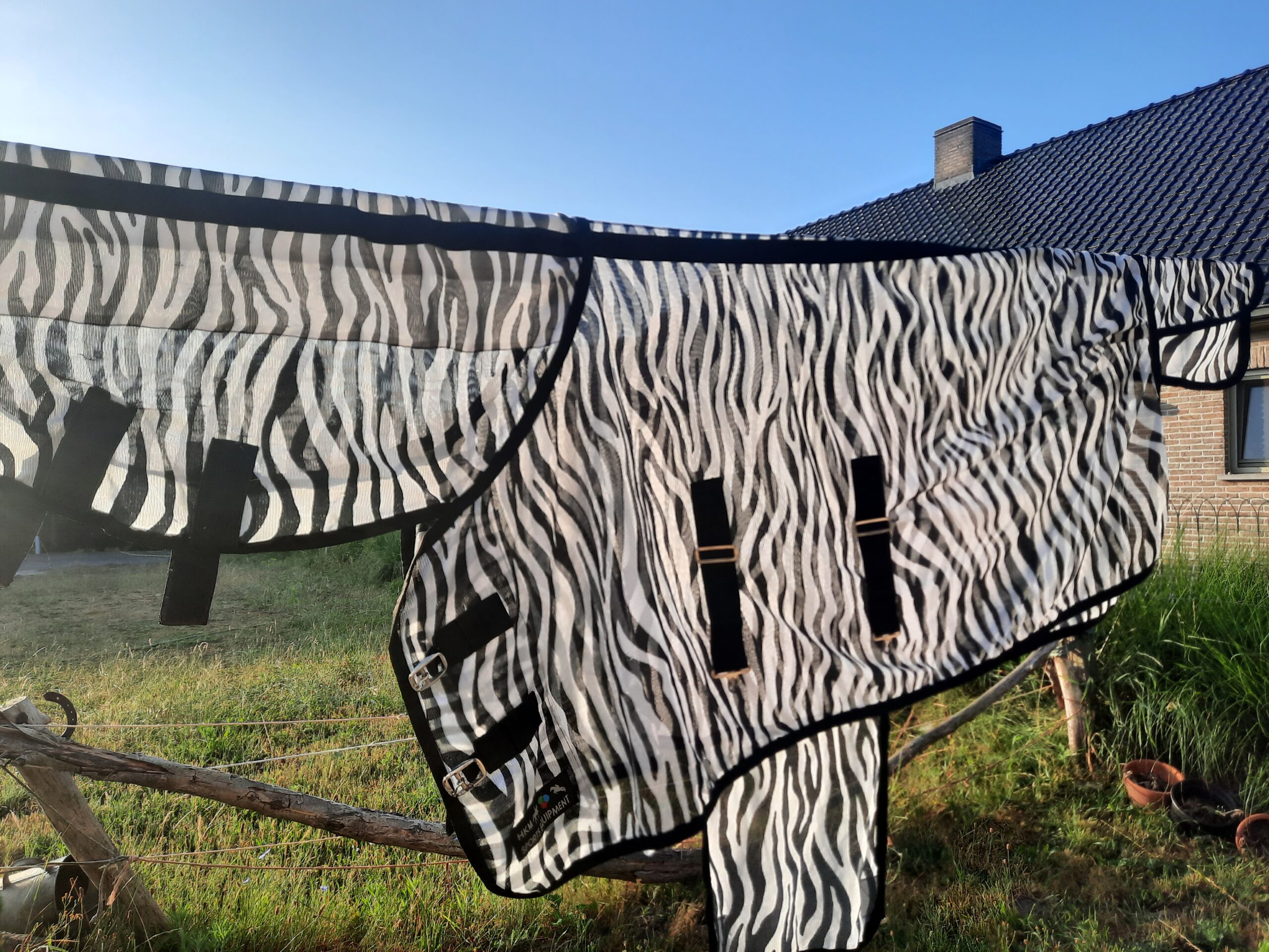 Zebra vliegendeken pony 160cm