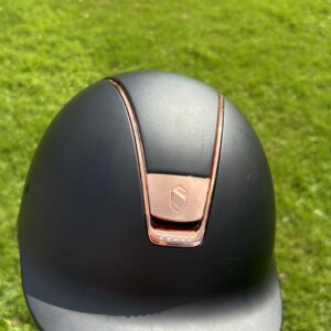 Samshield Shadowmatt S zwart/rosegold met 5 Swarovski diamantjes